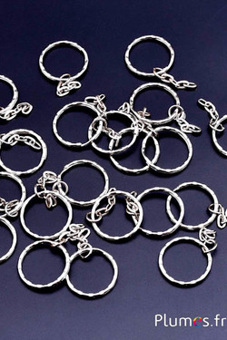 Ring - diam. 5 mm - silbern schwarz